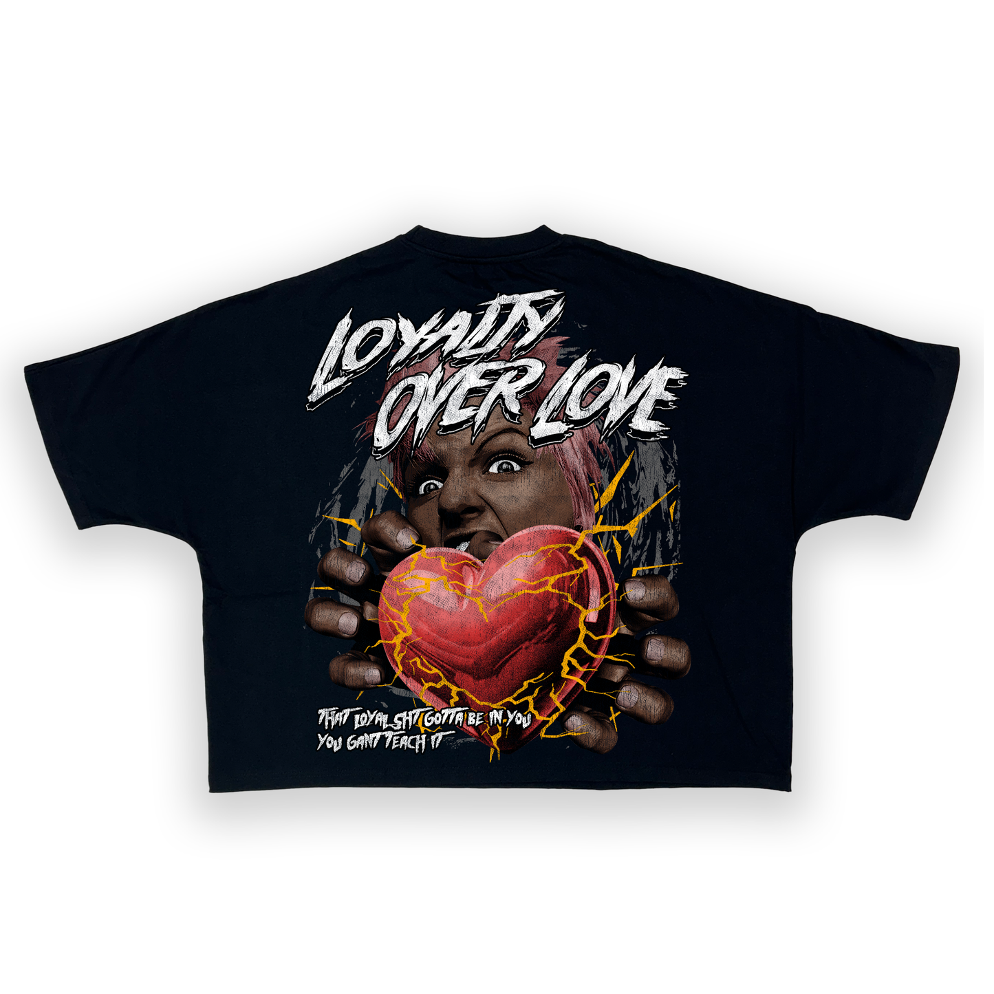 Loyalty Over Love Crop T-Shirts