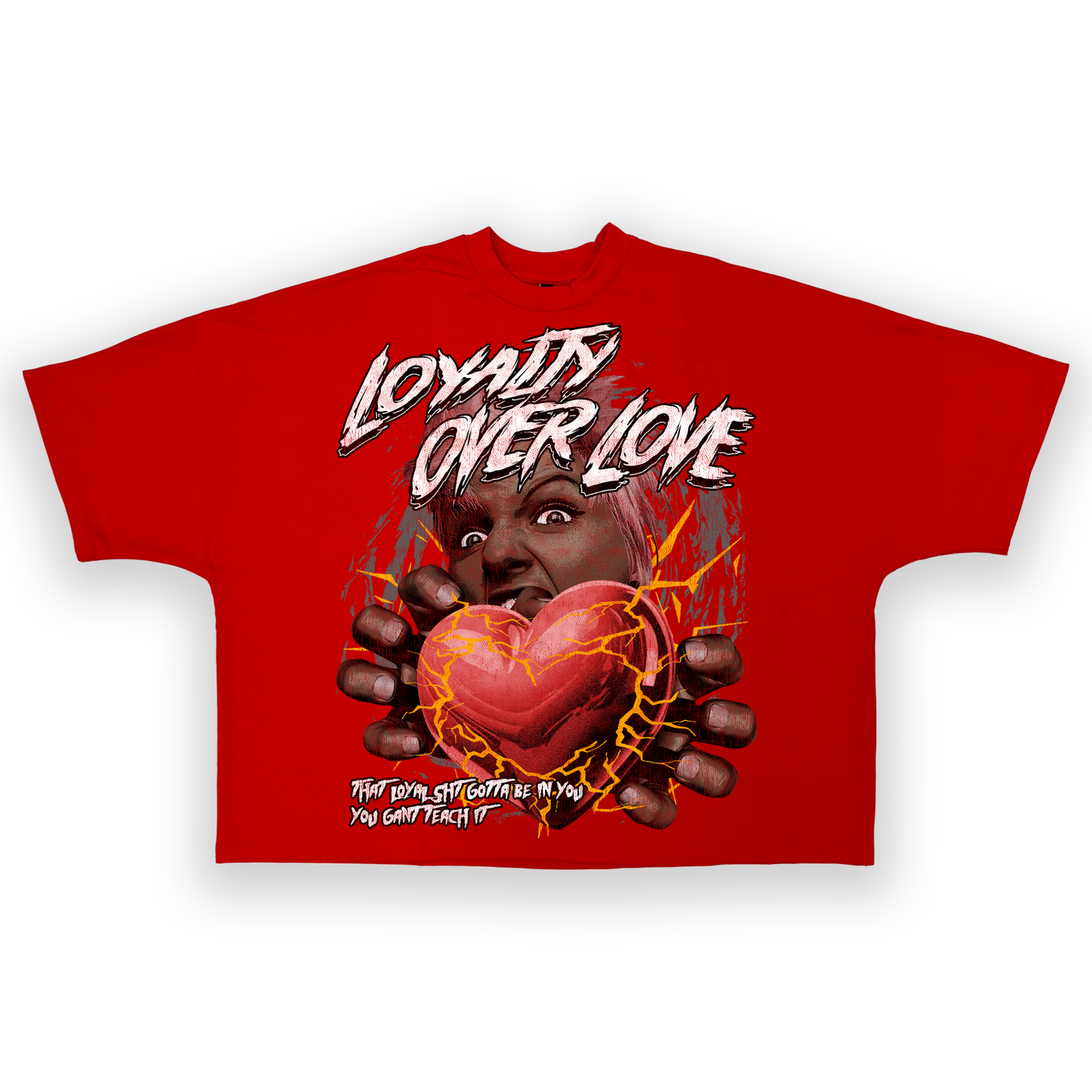 Loyalty Over Love Crop T-Shirts