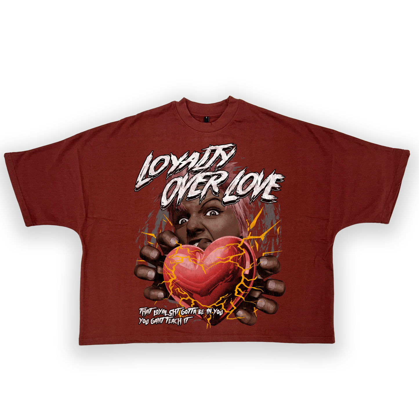 Loyalty Over Love Crop T-Shirts