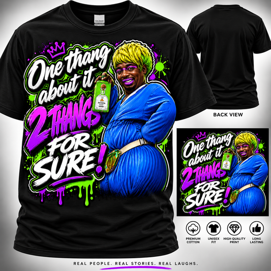 One Thang About It, 2 Thangs For Sure! T-Shirt